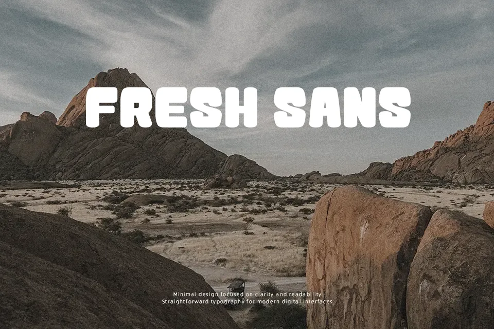 Atama Simple Font Rounded Font Preview for Poster