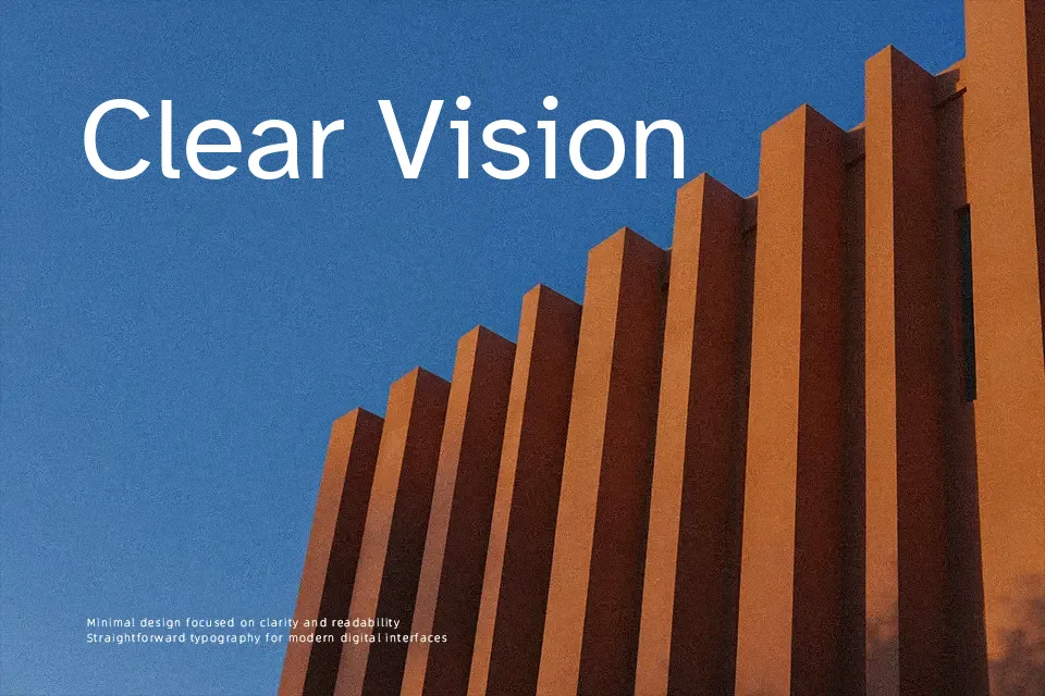 Atkinson Hyperlegible Font Font Preview for Modern UI Design