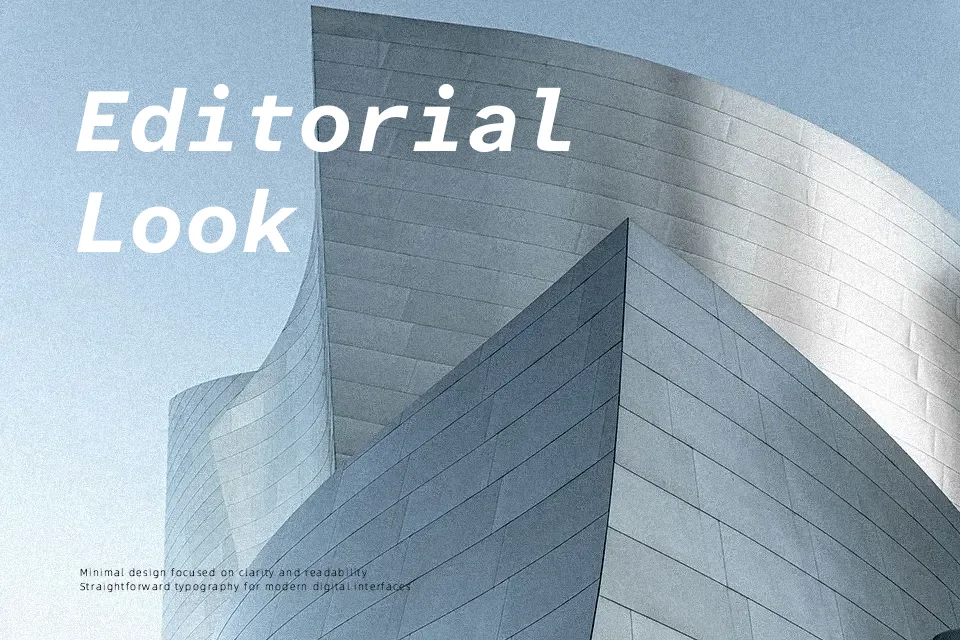Atkinson Hyperlegible Mono Font Font Preview for Clean Headline