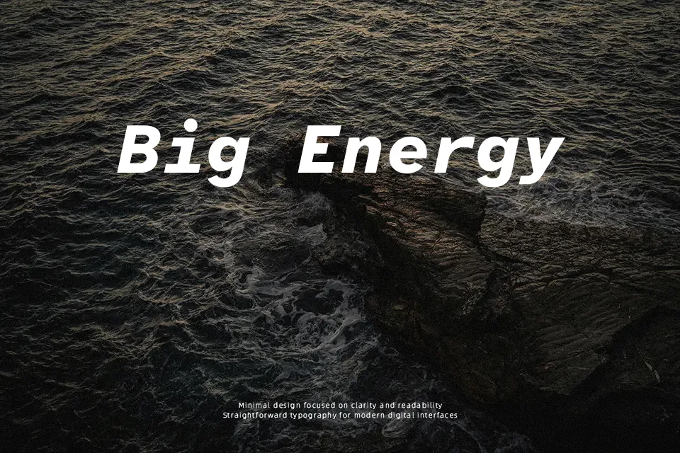 Atkinson Hyperlegible Mono Font Sans Serif Font Preview for UI Design