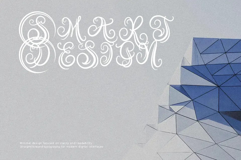 Austy Monogram Font Font Preview for Romantic Invitation