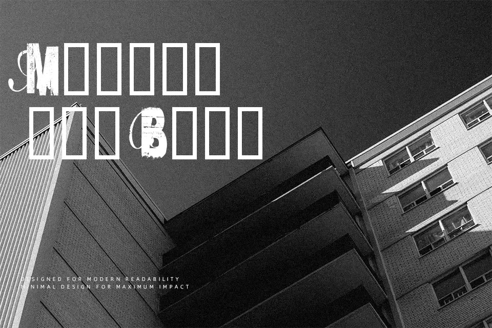 AutoDestruction Font Font Preview for Horror Poster