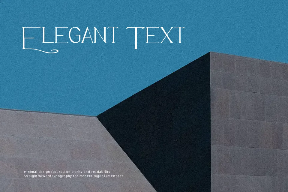 Avanti Font Font Preview for Elegant Editorial