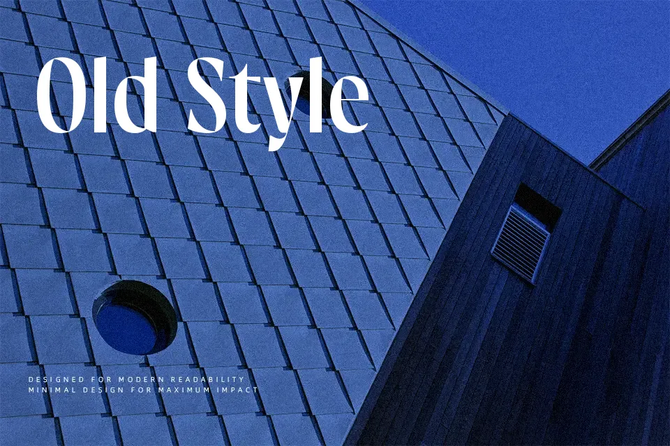 Aventena Font Font Preview for Modern Logo