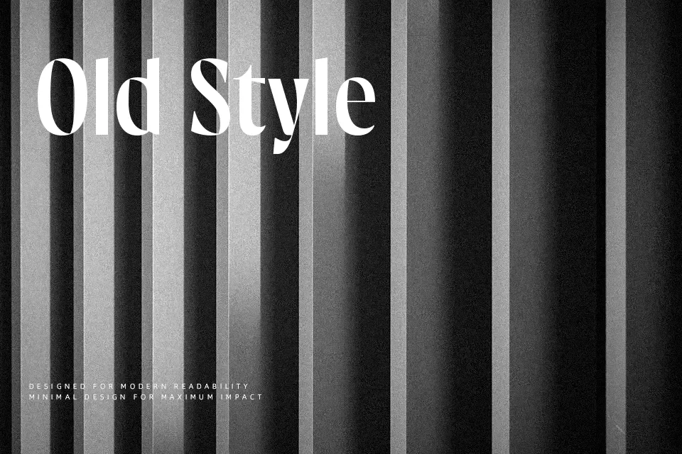 Aventena Font Font Preview for Modern Poster