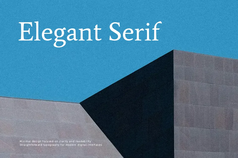 Average Font Font Preview for UI Design