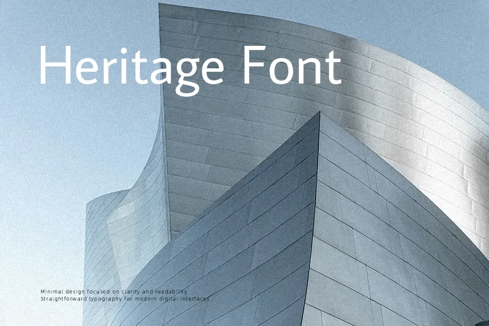 Average Sans Font Font Preview for Professional Website
