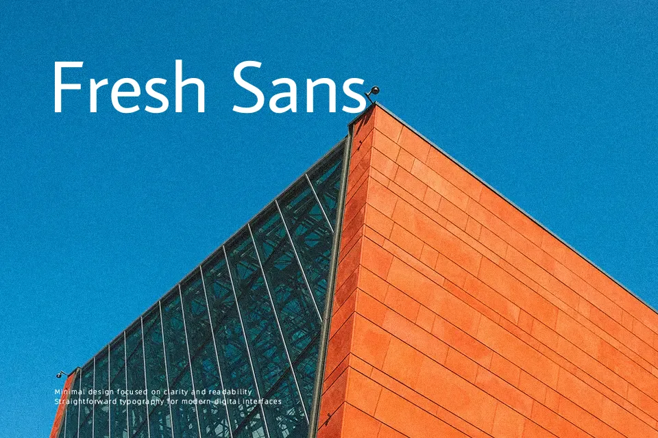 Average Sans Font Font Preview for Professional Mood