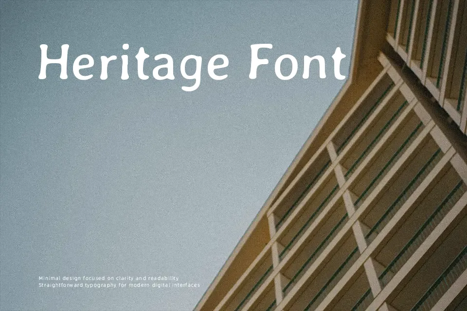 Averia Gruesa Libre Font Display Font Preview for Logo