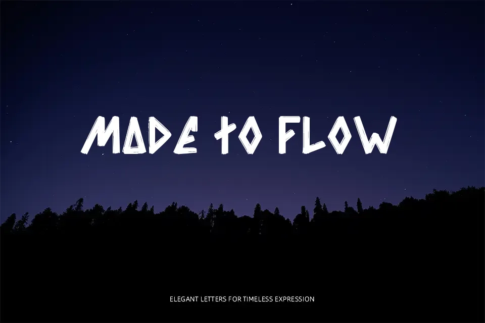 Awesome Brush Font Font Preview for Branding