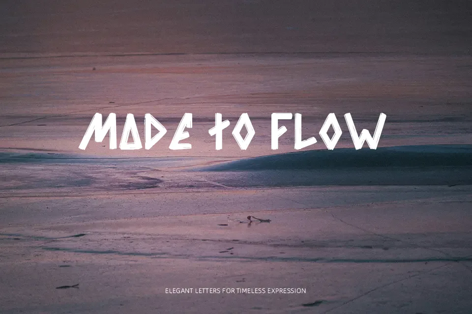 Awesome Brush Font Font Preview for Energetic Social Media