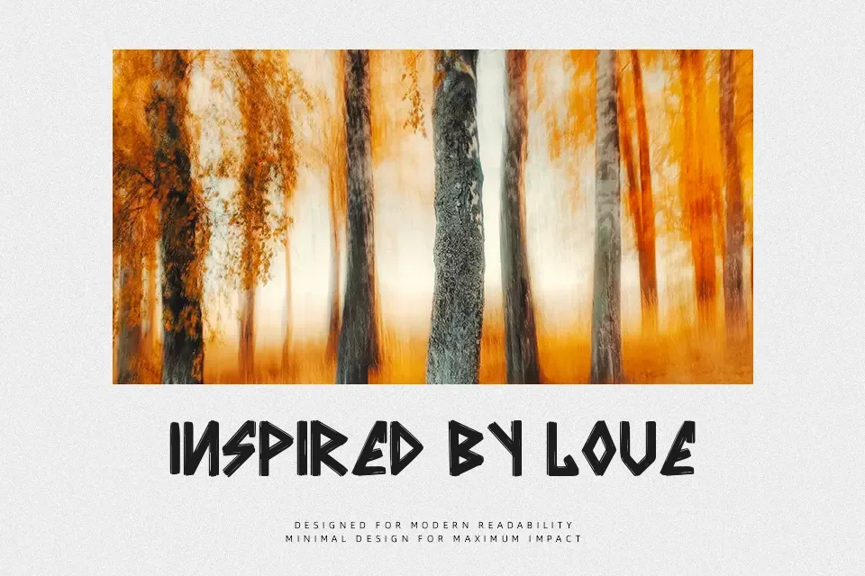 Awesome Brush Font Font Preview for Social Media