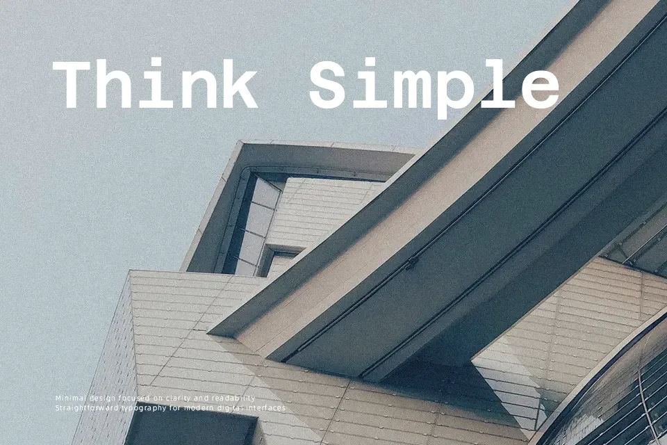 Azeret Mono Font Font Preview for Tech UI Design