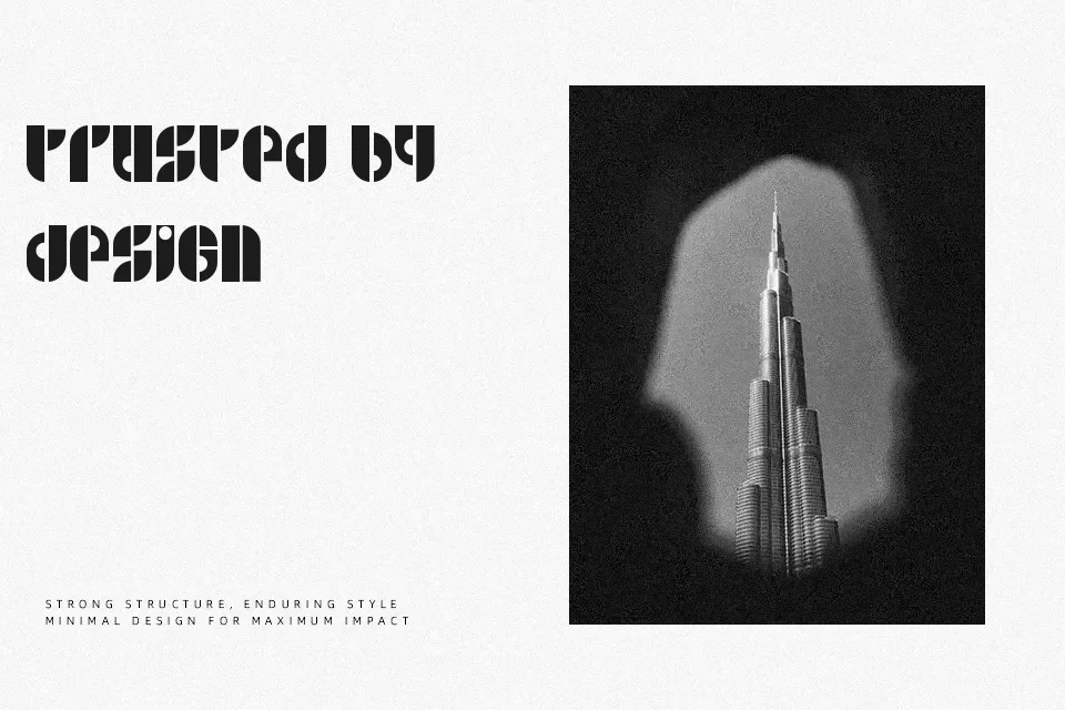 B Side Font Font Preview for Artistic Social Media
