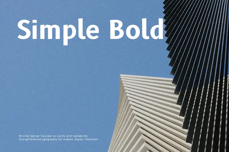 B612 Font Font Preview for Professional Website