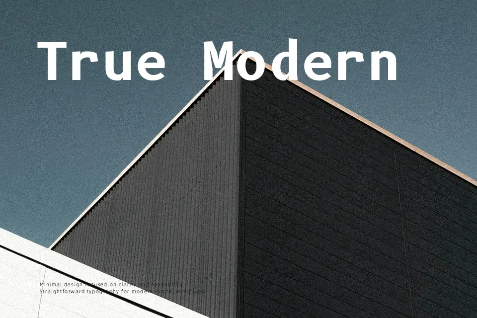 B612 Mono Font Font Preview for Serious Advertising