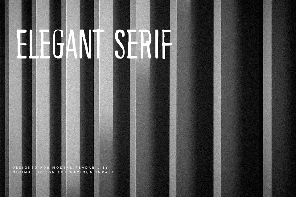 Background noise Font Font Preview for Dark Poster