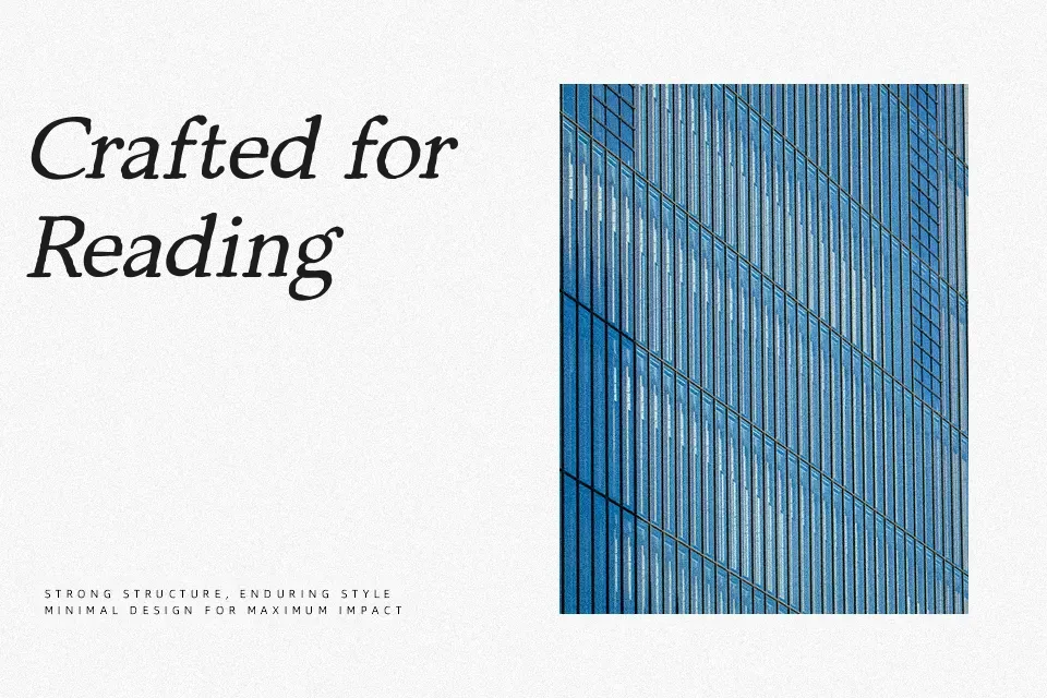 Backzone Font Decorative Font Preview for Editorial