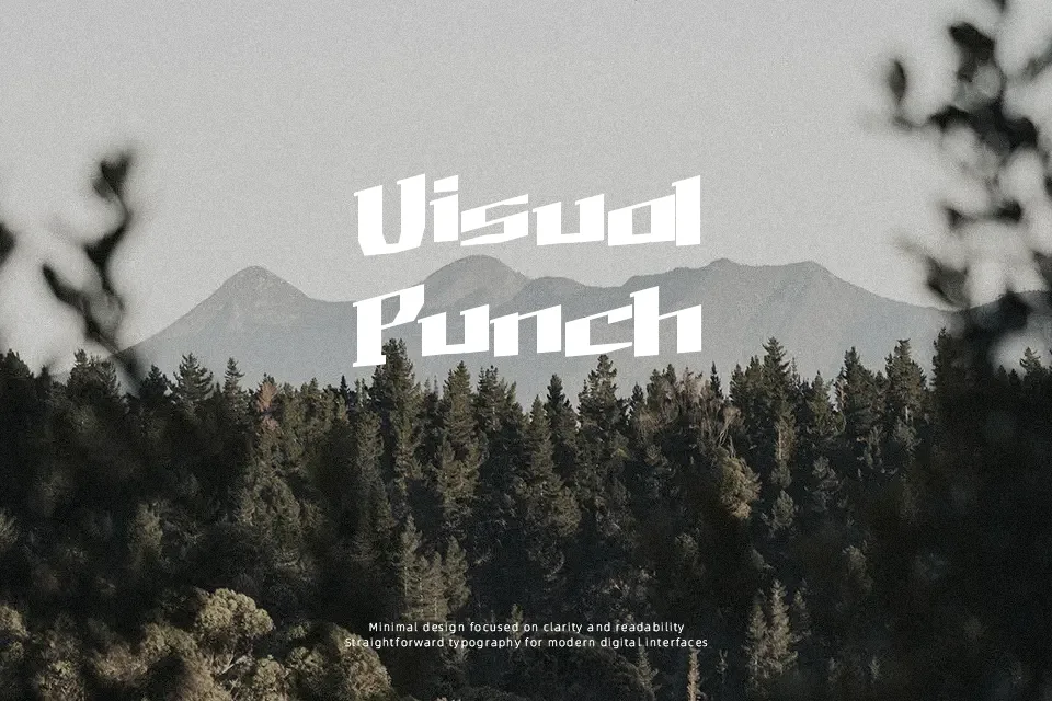 Bad Boy Font Geometric Font Preview for Advertising