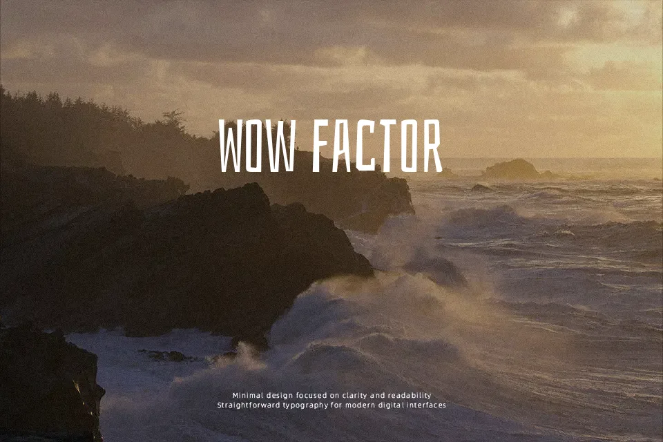 Bahiana Font Font Preview for Bold Headline