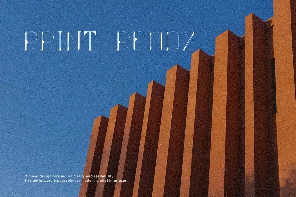 Ballo Font Font Preview for Poster