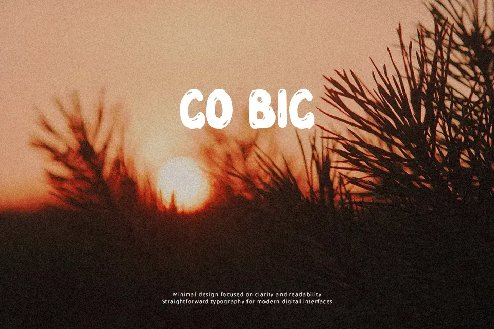 Ballooning Font Font Preview for Warm Packaging