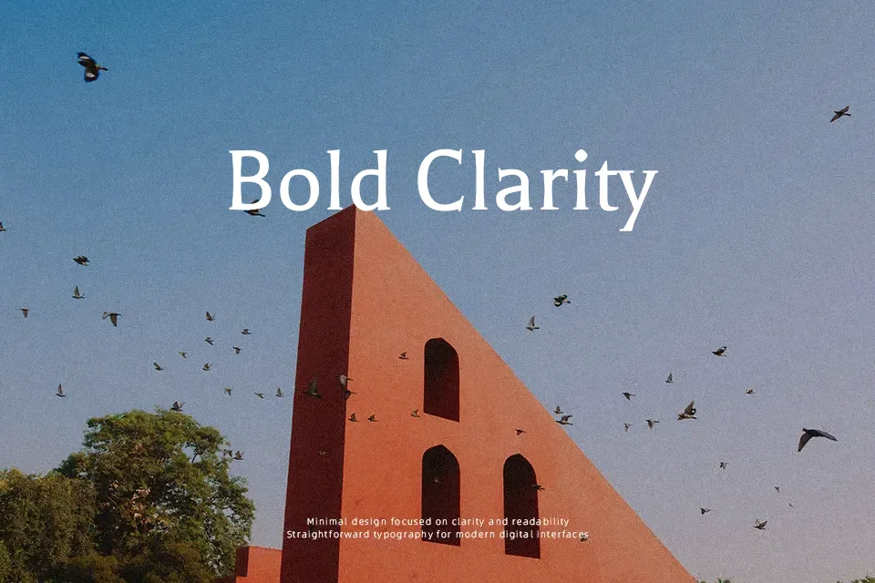 Balthazar Font Font Preview for Warm Poster