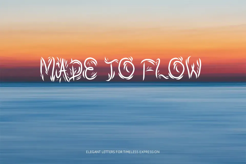 Bambu Font Brush Font Preview for Logo