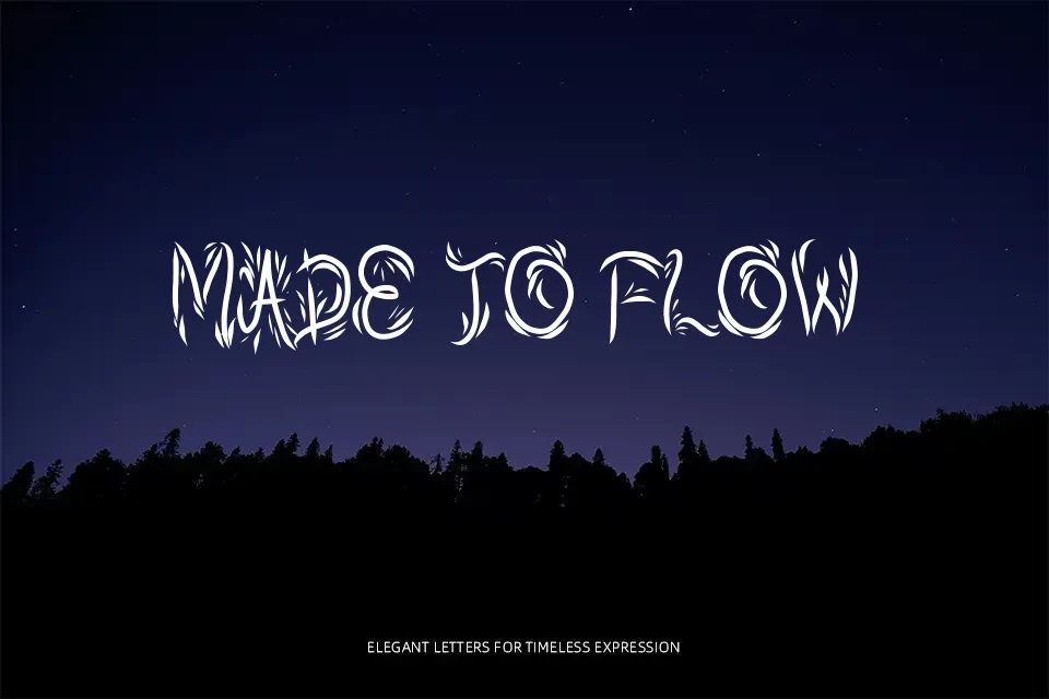 Bambu Font Script Font Preview
