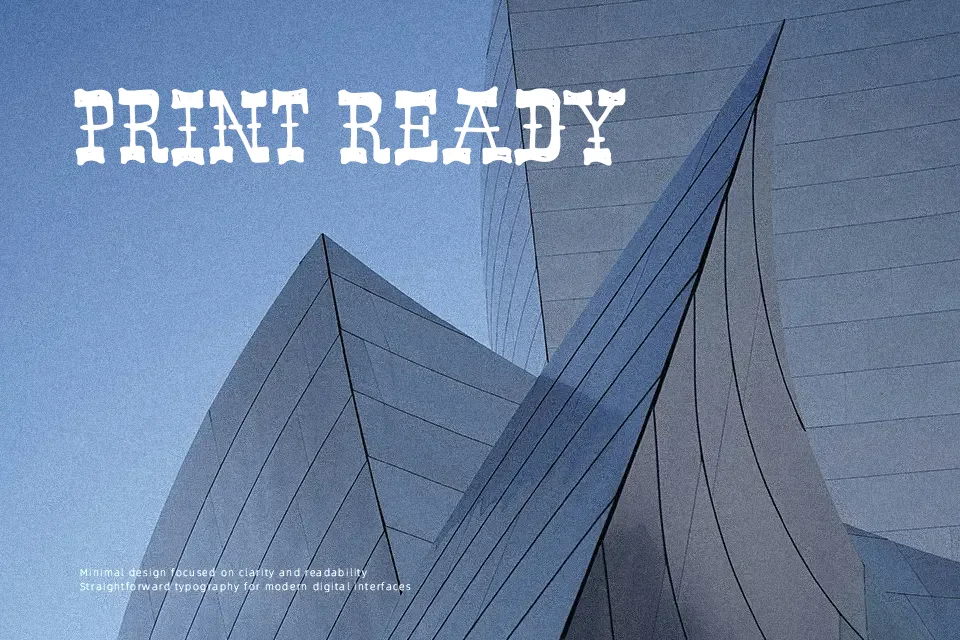 Band Wagon Font Font Preview for Western Poster