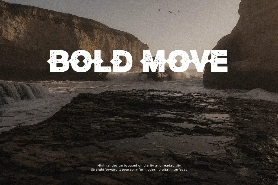 Bandero Font Slab Serif Font Preview for Logo
