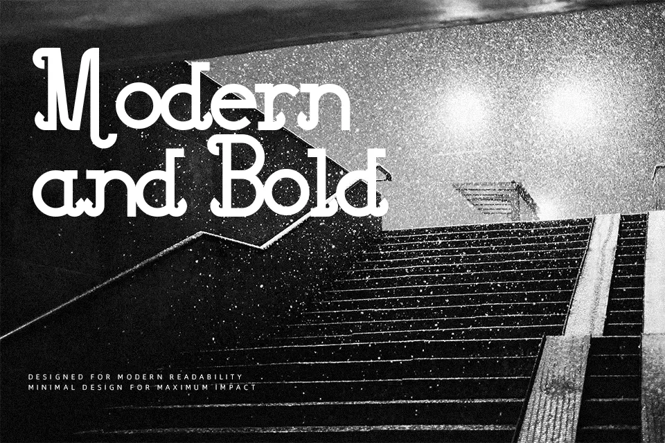 Barcelona Font Font Preview for Modern Mood