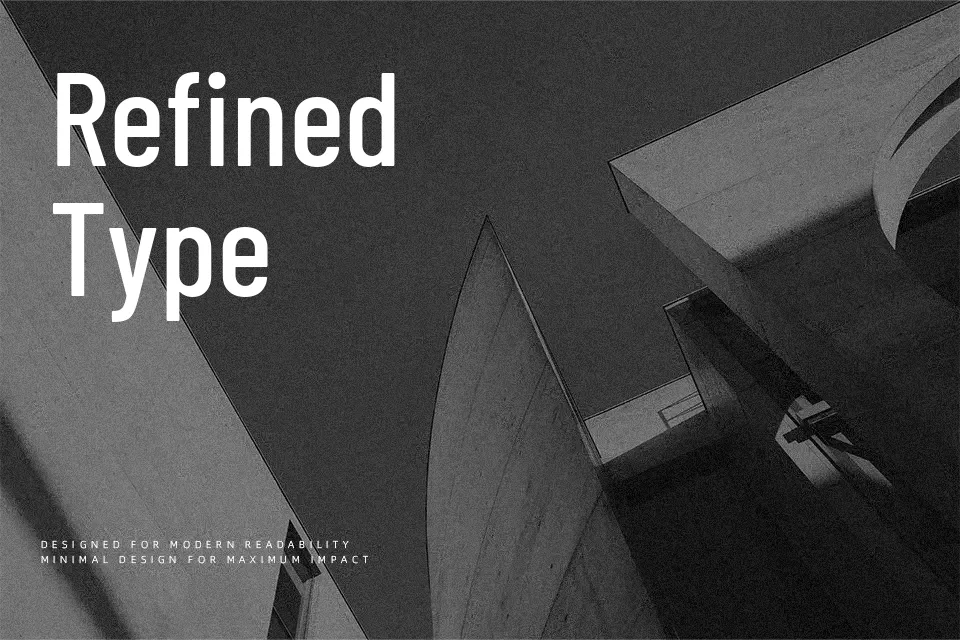 Barlow Condensed Font Font Preview for Poster