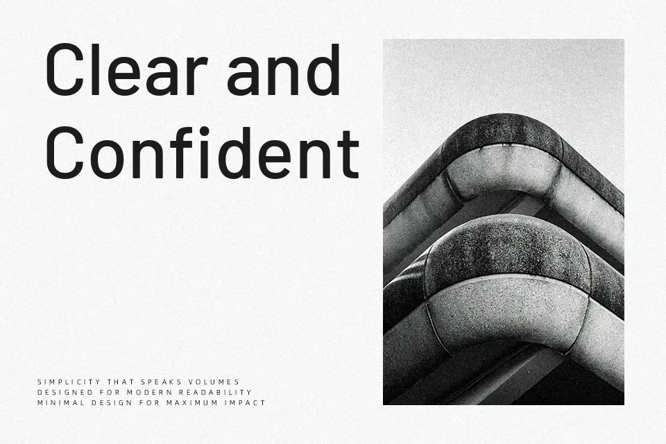 Barlow Font Geometric Font Preview