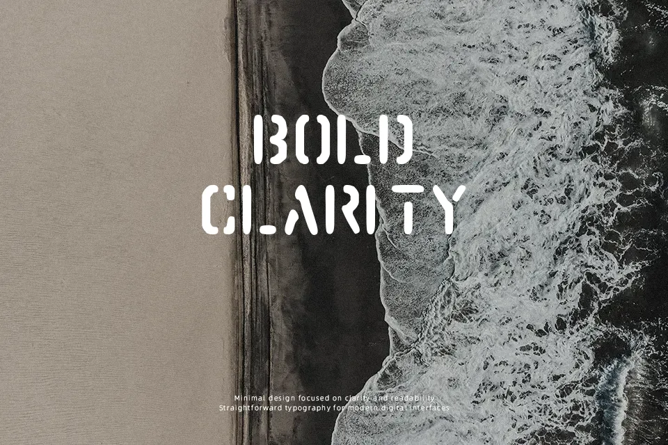 Barrel Font Font Preview for Advertising