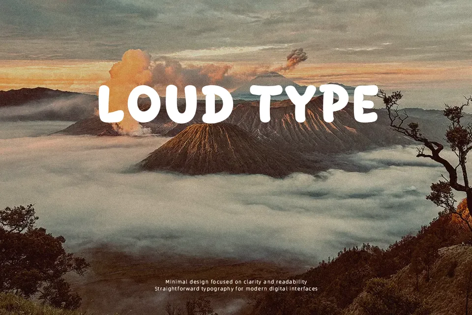 Base Moon Font Font Preview for Playful Poster