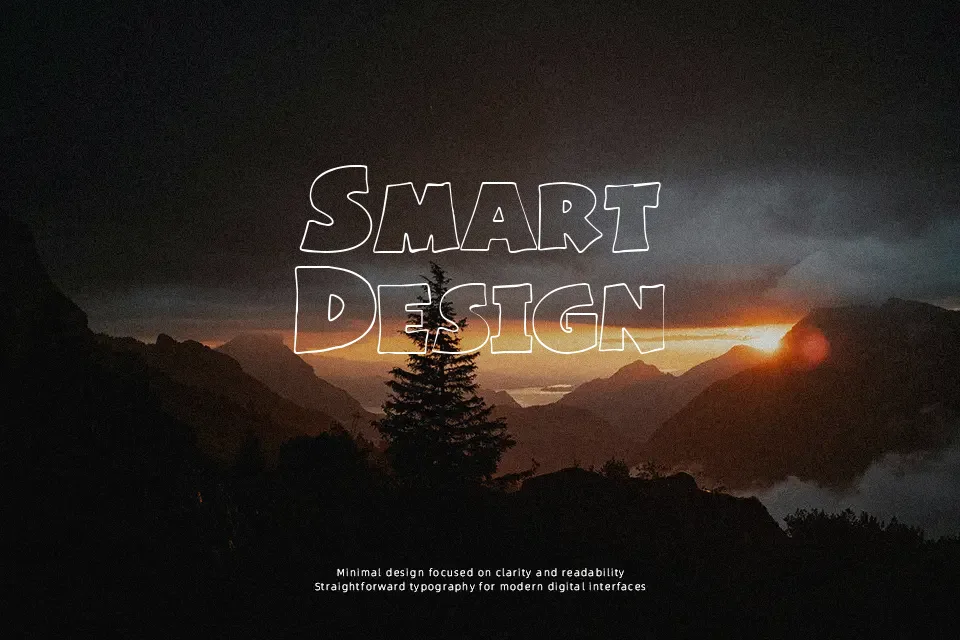 Basic Font Font Font Preview for Light Poster