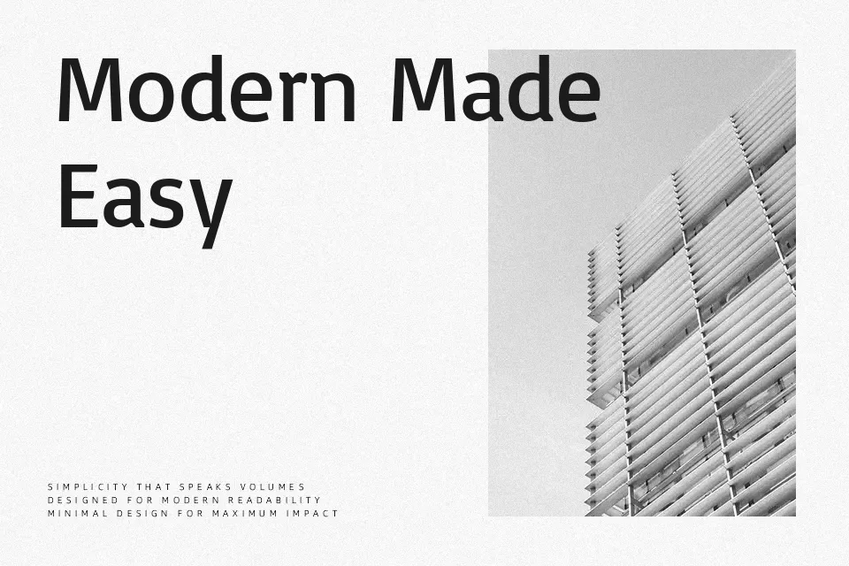 Basic Font Font Preview for Minimal Headline