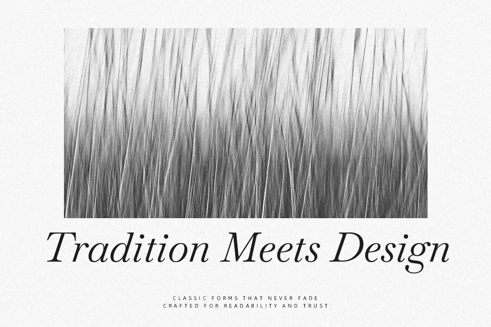 Baskervville Font Font Preview for Timeless Editorial