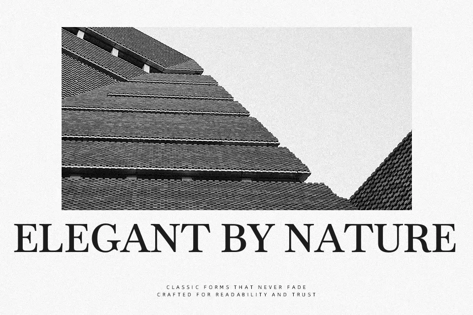 Baskervville SC Font Serif Font Preview for Editorial