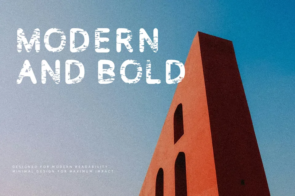 Baston Font Font Preview for Grunge Logo