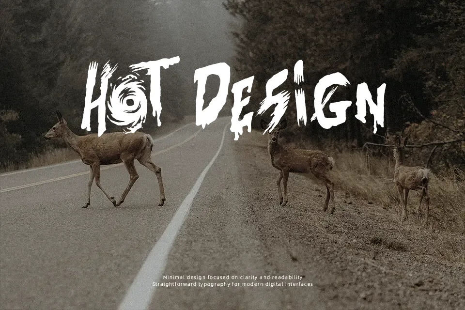 Bates Shower Font Font Preview for Horror Logo