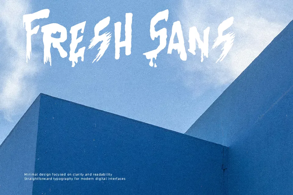 Bates Shower Font Brush Font Preview for Music
