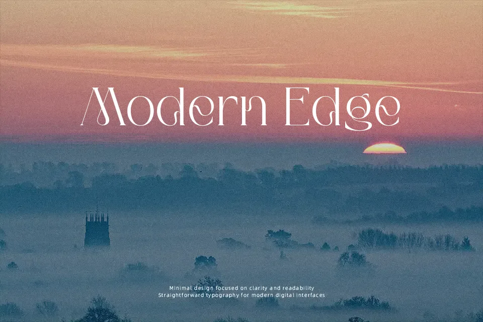 Beacon Aesthetic Font Font Preview for Creative Headline