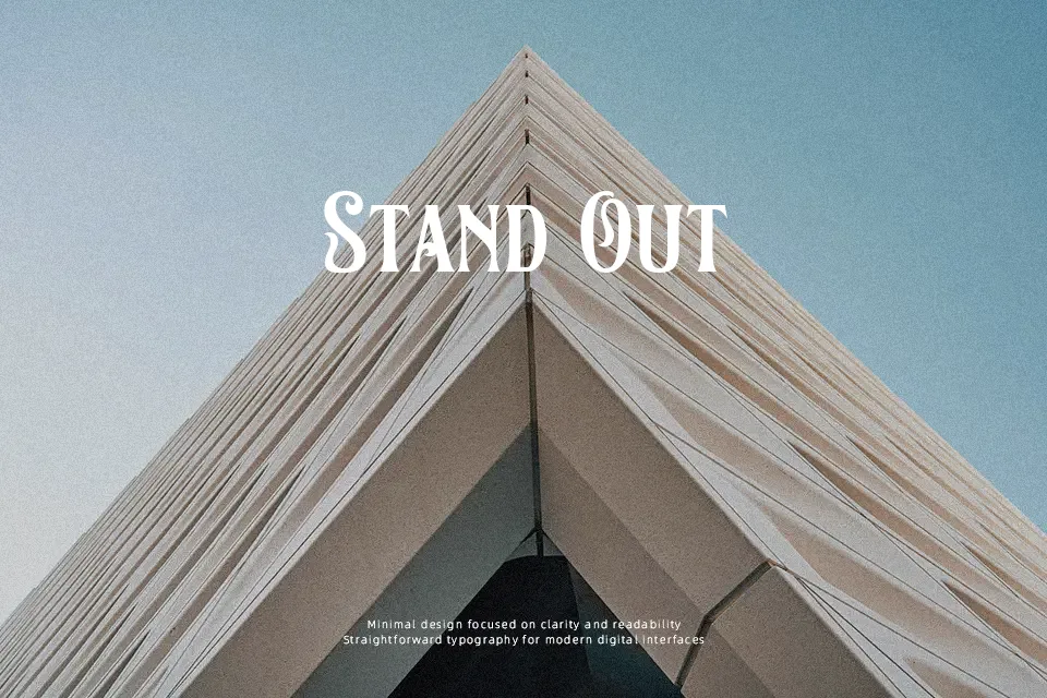 Beatford Font Font Preview in Latin