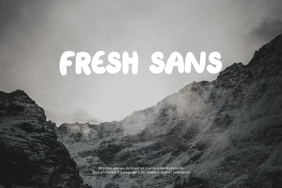 Bebalon Blue Font Font Preview for Playful Poster