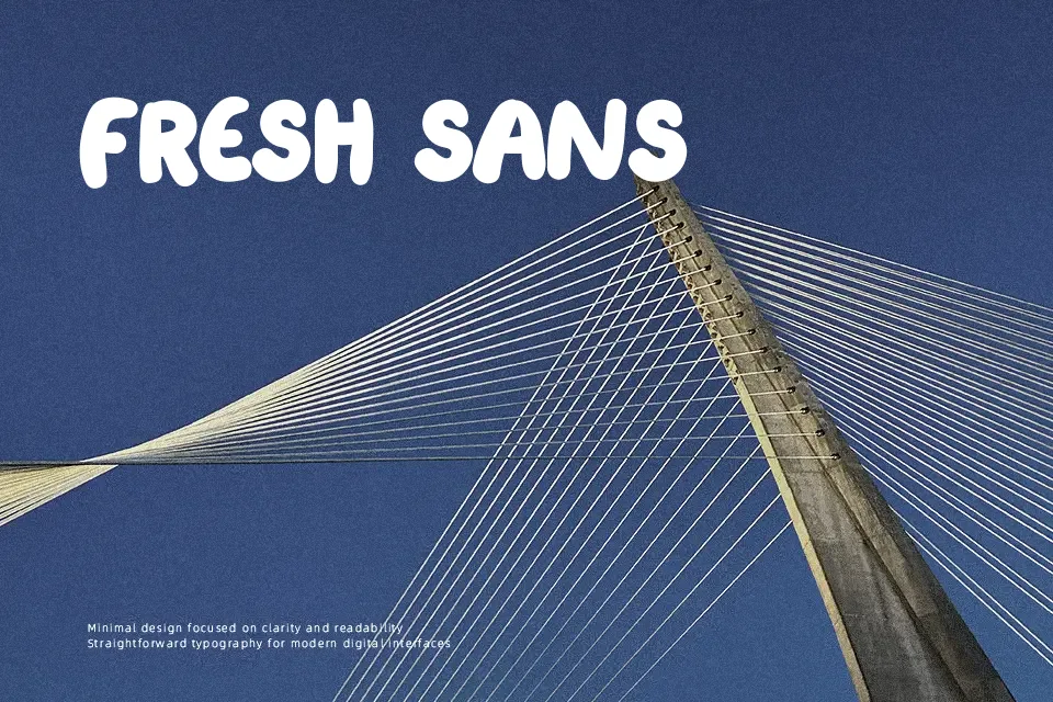 Bebalon Blue Font Rounded Font Preview