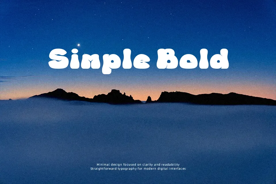 Bedigh Font Font Preview for Groovy Mood