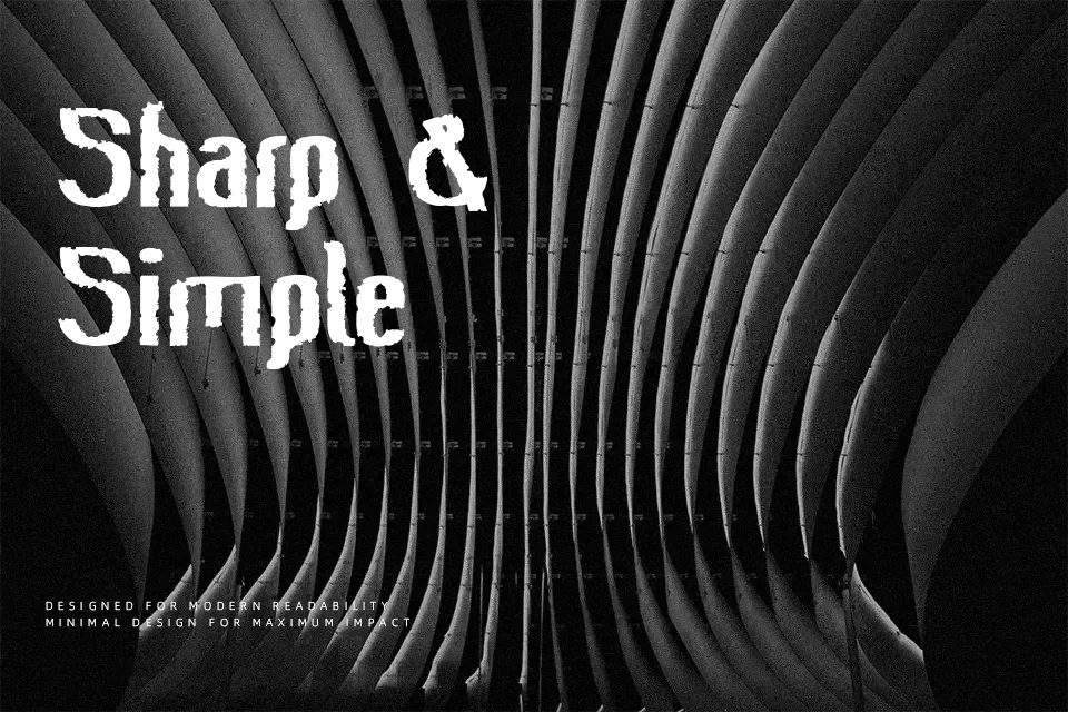 Bee Ridge Vintage Font Sans Serif Font Preview for Logo