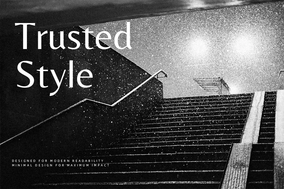 Belleza Font Font Preview for Modern Logo